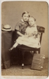 Portret van Daan en Kiek Boissevain, archief familie Boissevain, 1862–1867